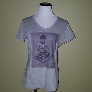 Fruit of the Loom v neck Bruce Lee t shirt M